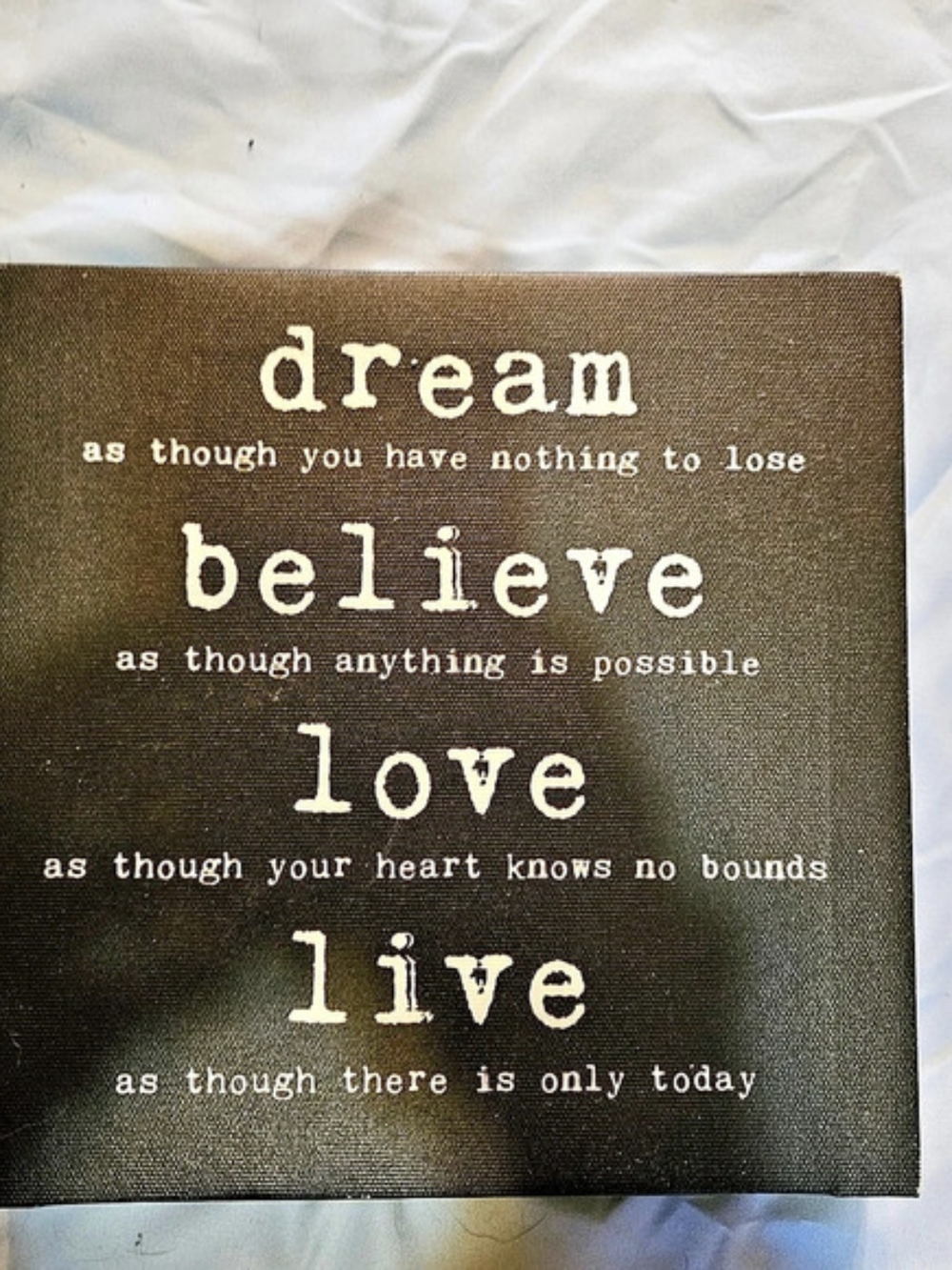 Inspirational Wall Art in Black & White
